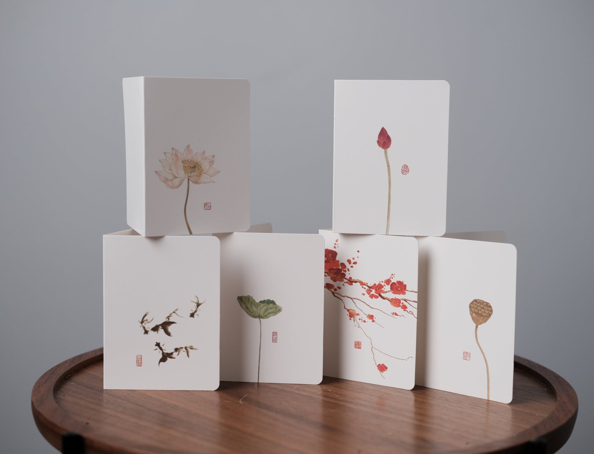 Watercolor Greeting Card - Asian Style