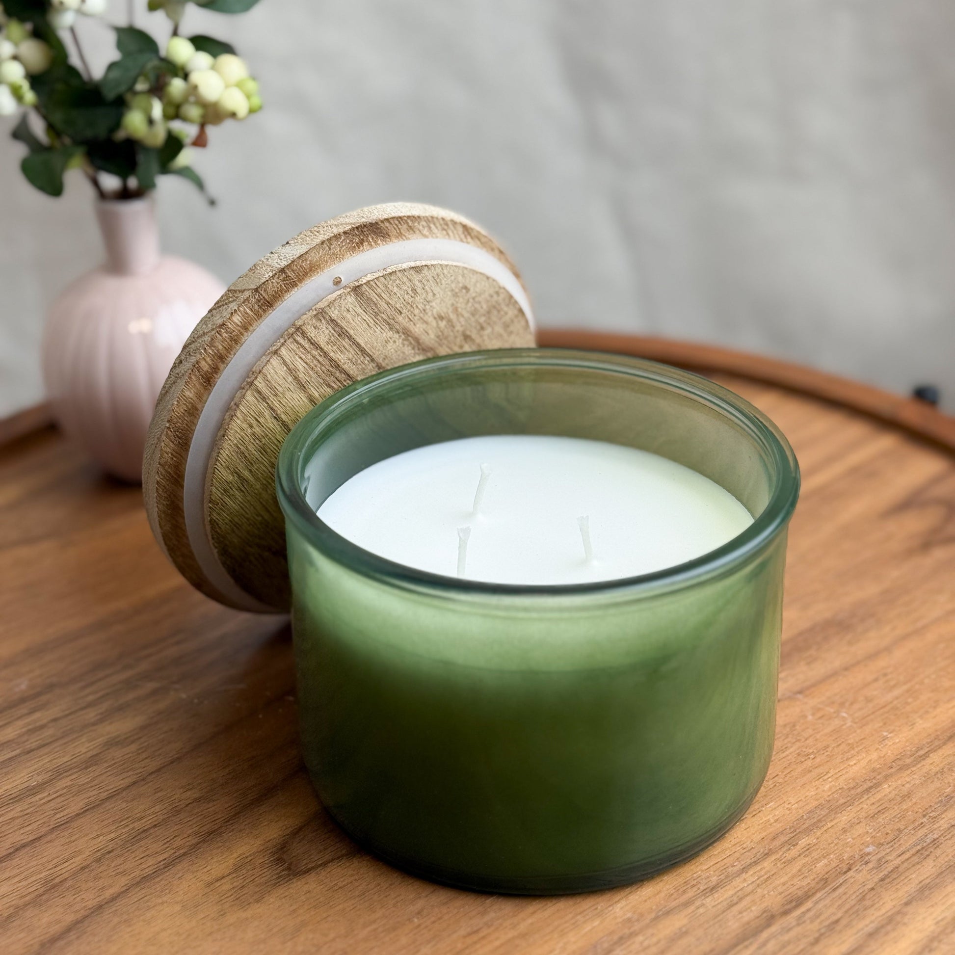 Three-Wick Candle - Aspen Leaves