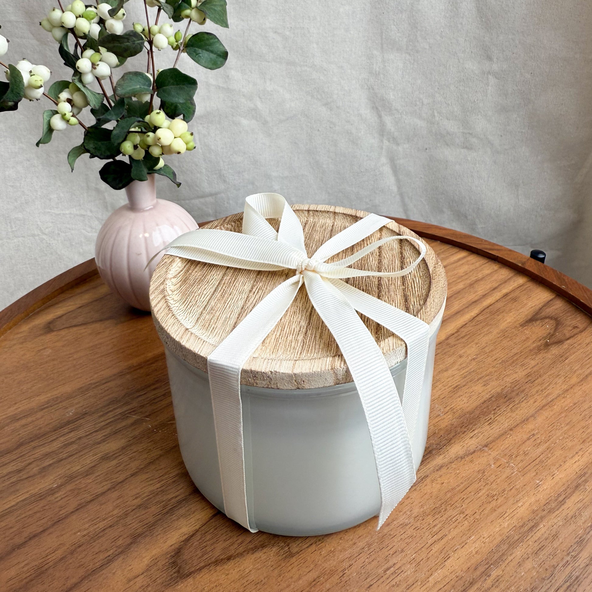 Three-Wick Candle - Cedarwood & Vanilla