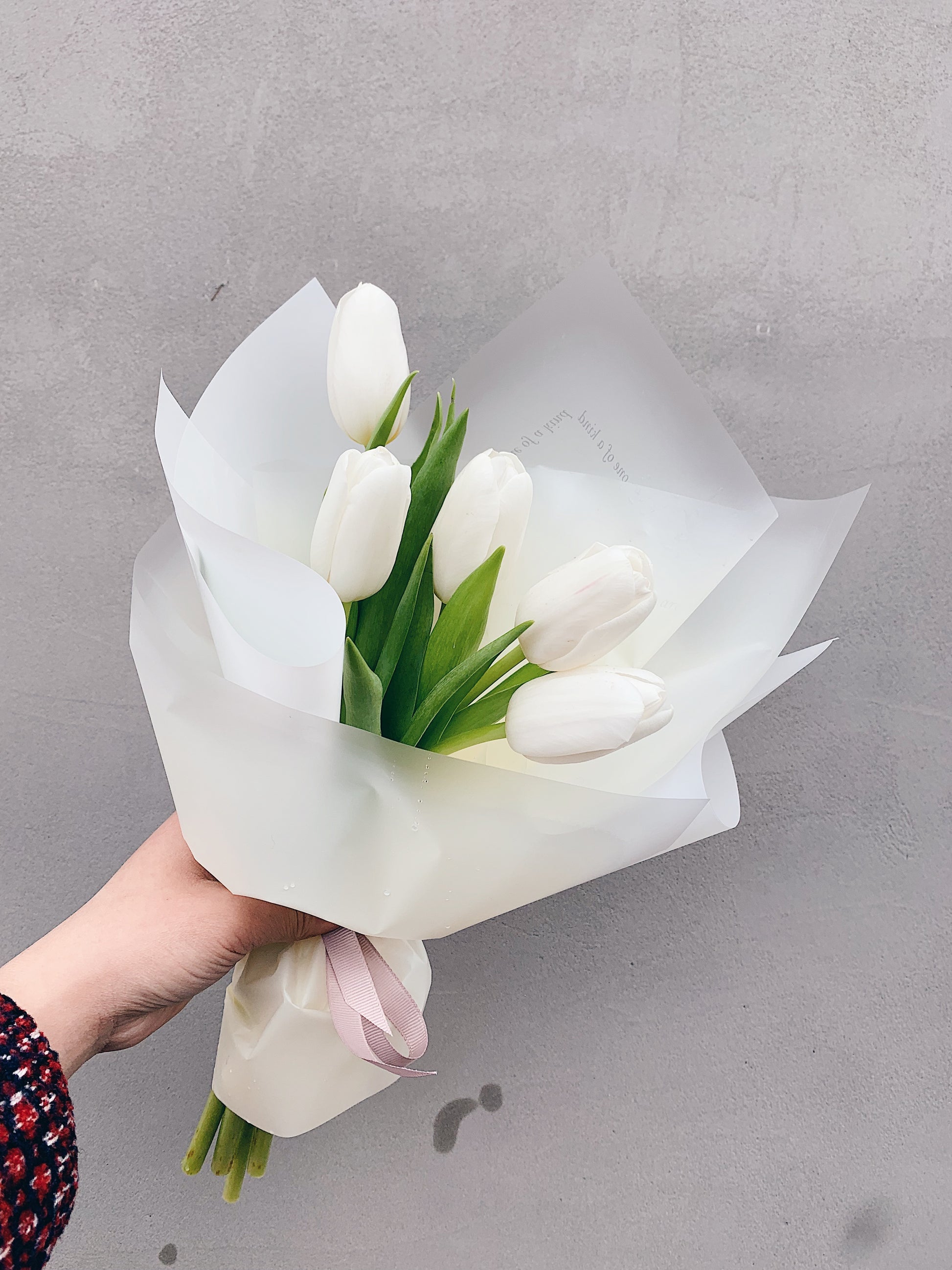 Tulip Bouquet – Single or Double (Assorted Colors)