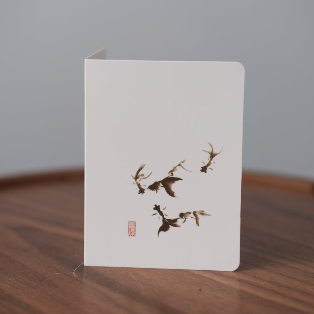 Watercolor Greeting Card - Asian Style