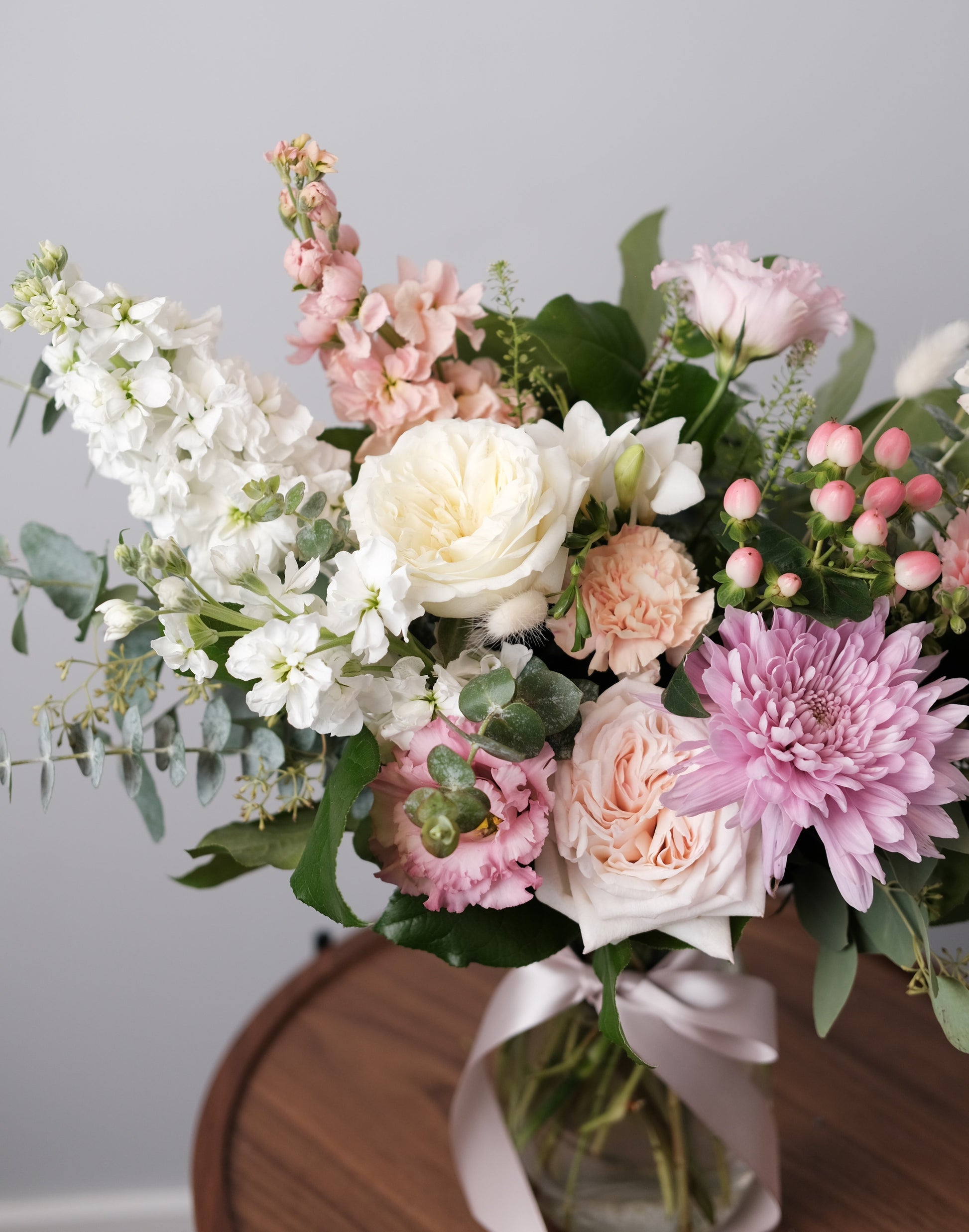Designer’s Choice Soft & Delicate Vase Arrangement