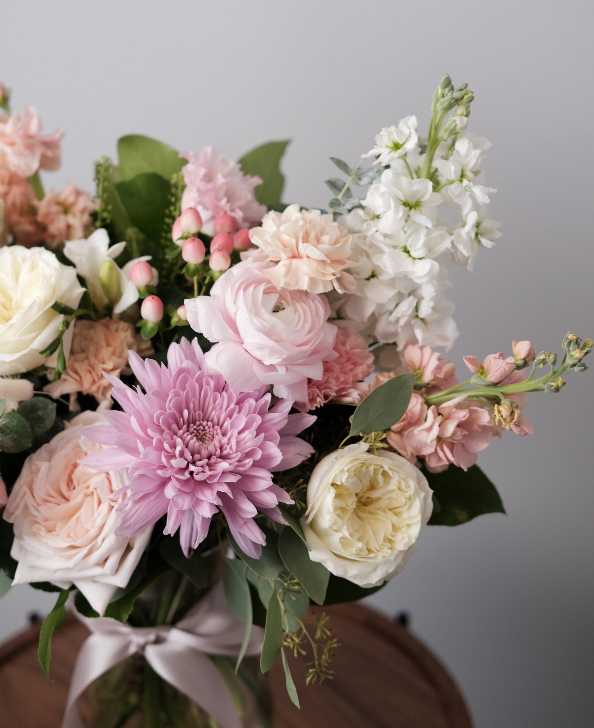 Designer’s Choice Soft & Delicate Vase Arrangement