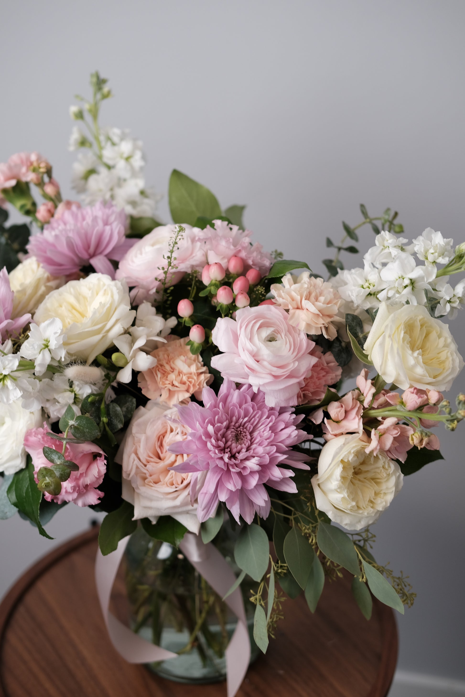 Designer’s Choice Soft & Delicate Vase Arrangement