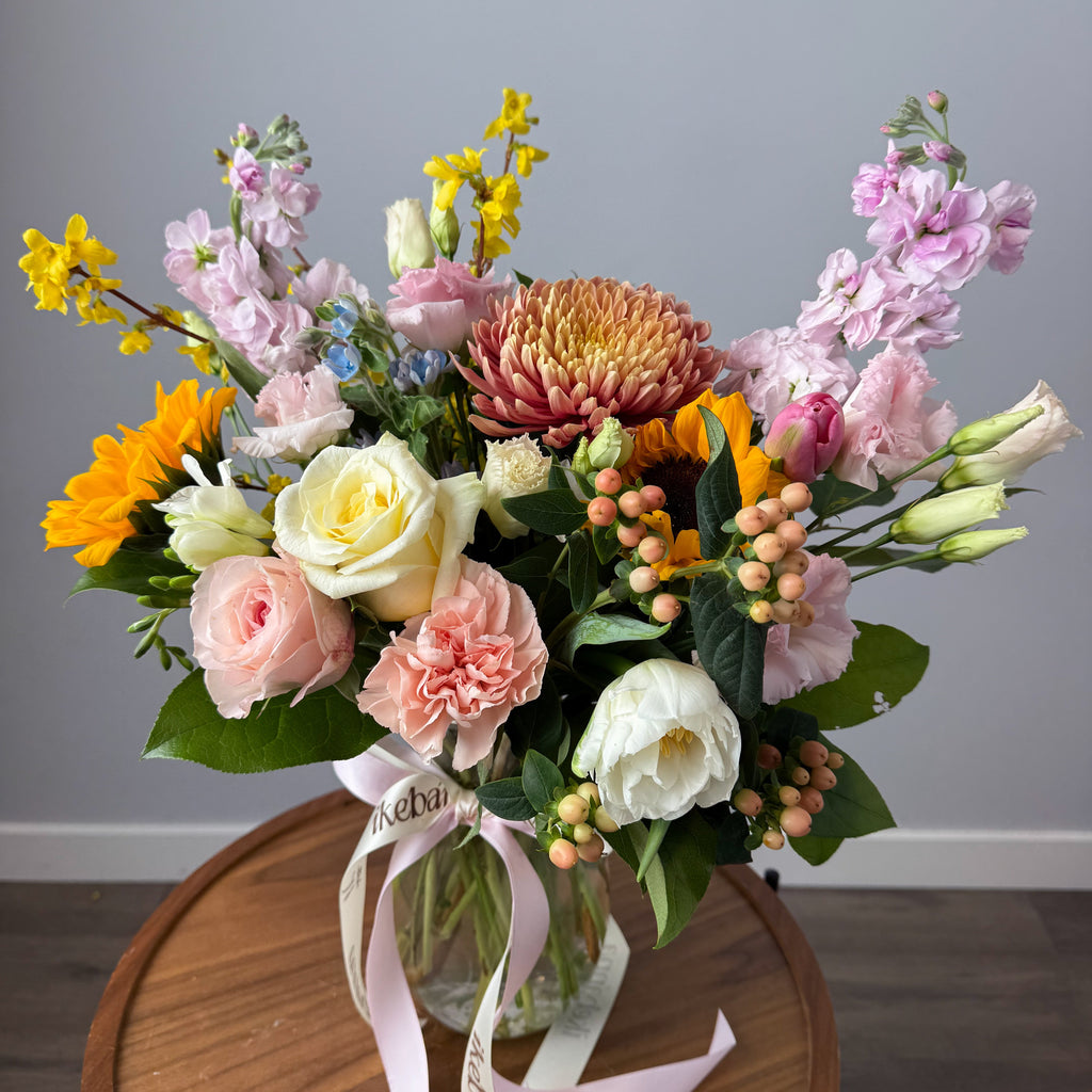 Spring Dopamine Vase Arrangement