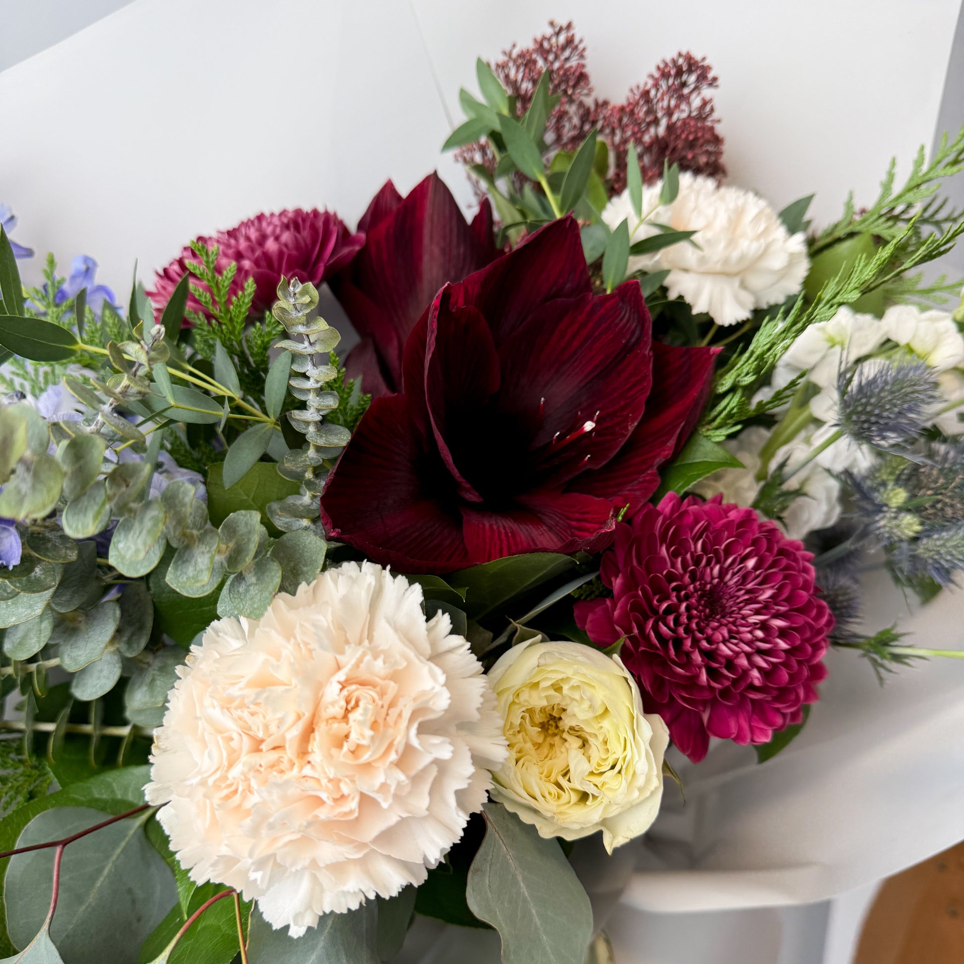 Deep Winter Bloom Bouquet