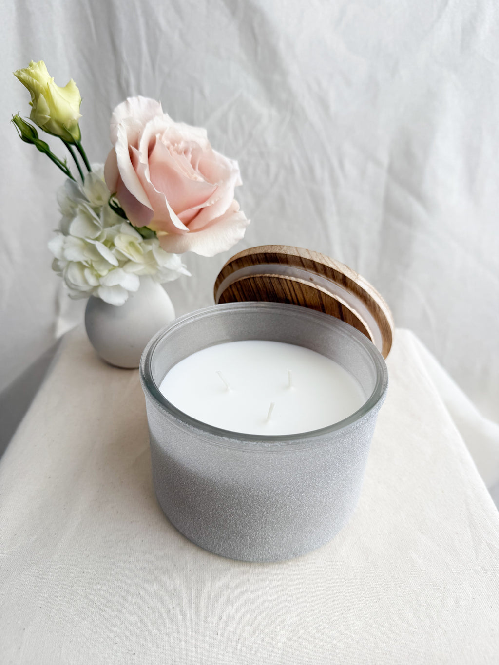 Three-Wick Candle: Clementine Garland