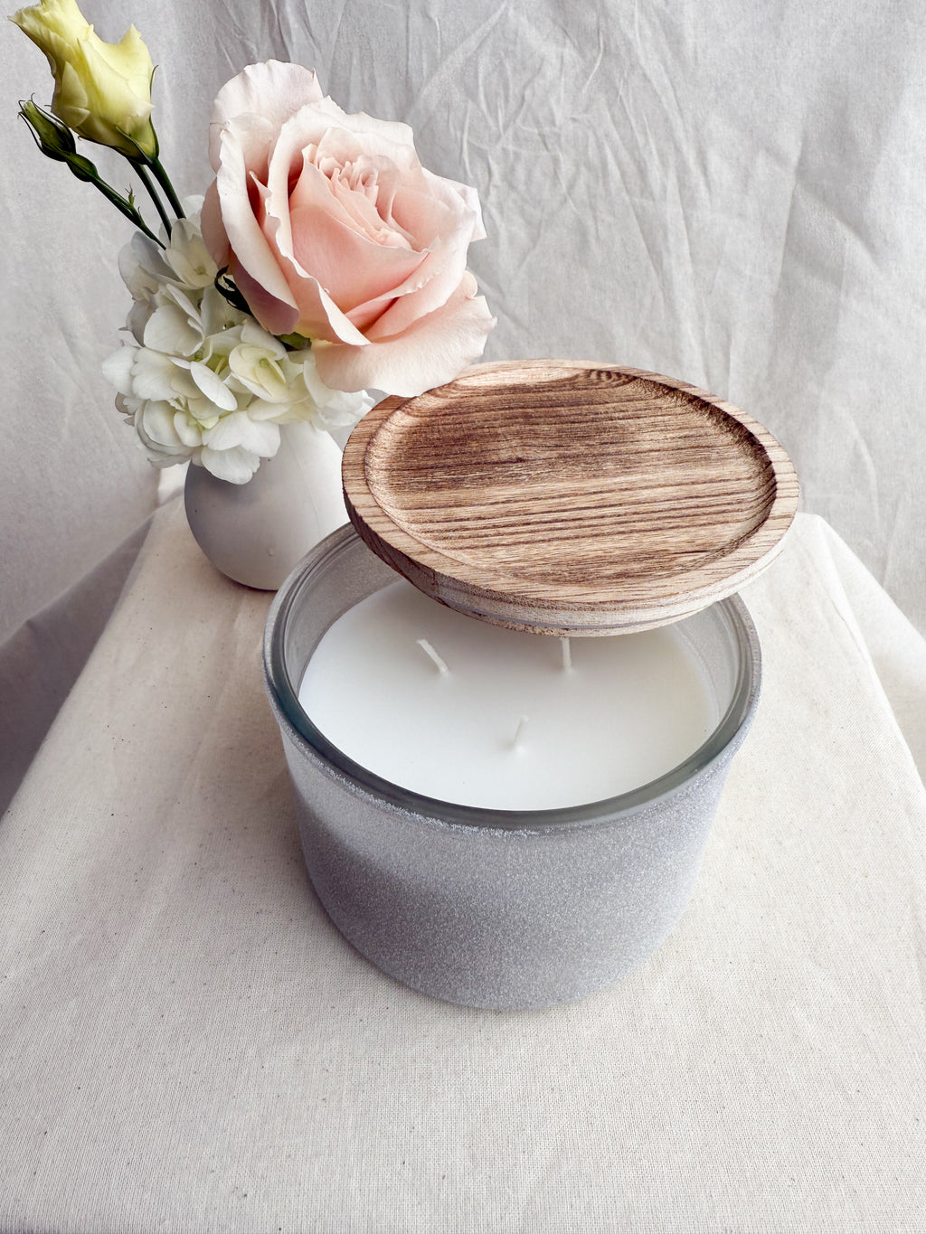 Three-Wick Candle: Clementine Garland