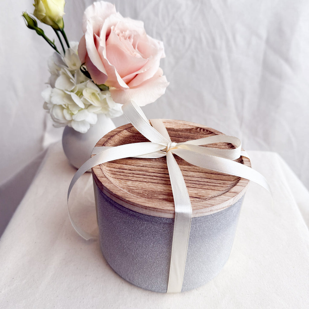 Three-Wick Candle: Clementine Garland