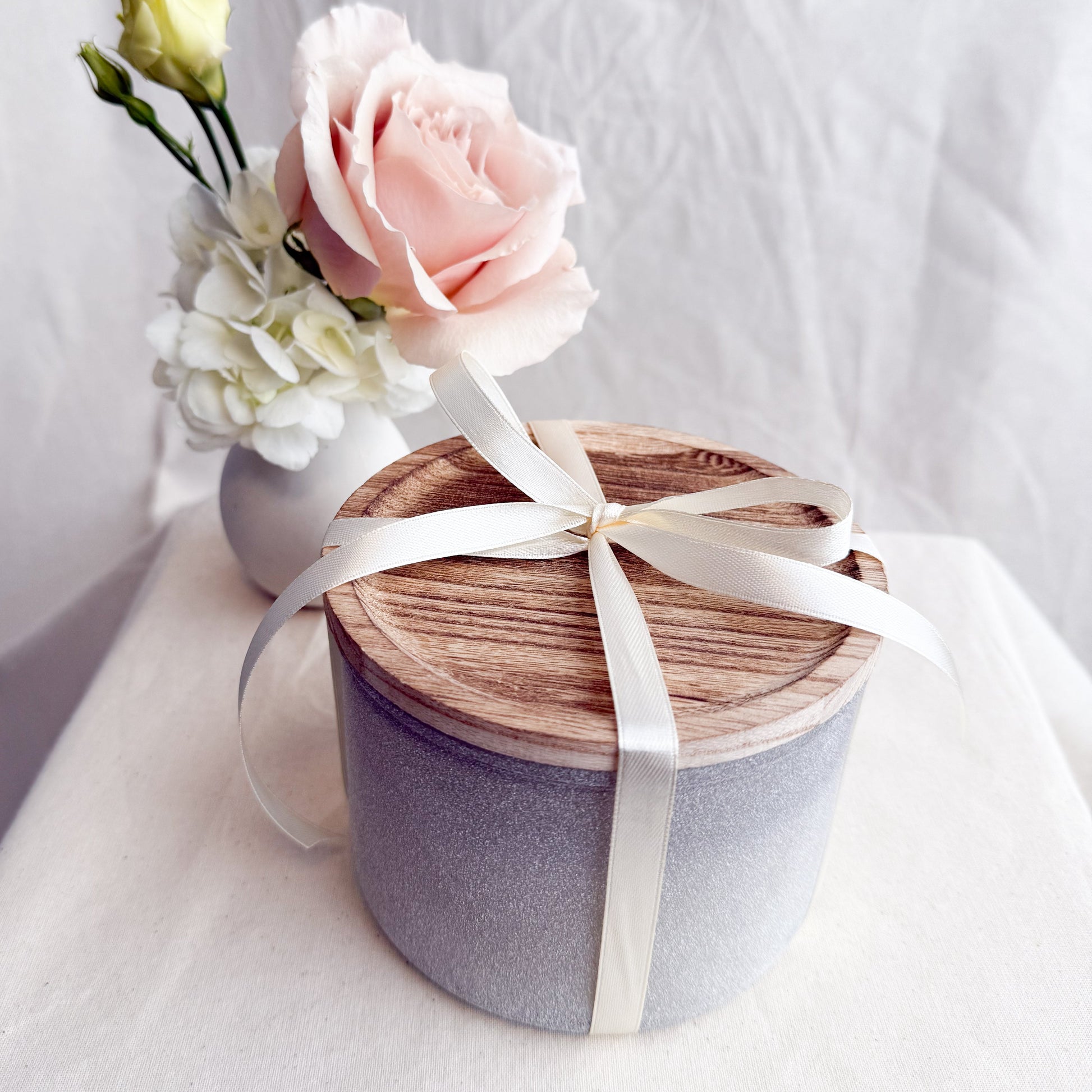 Three-Wick Candle: Clementine Garland