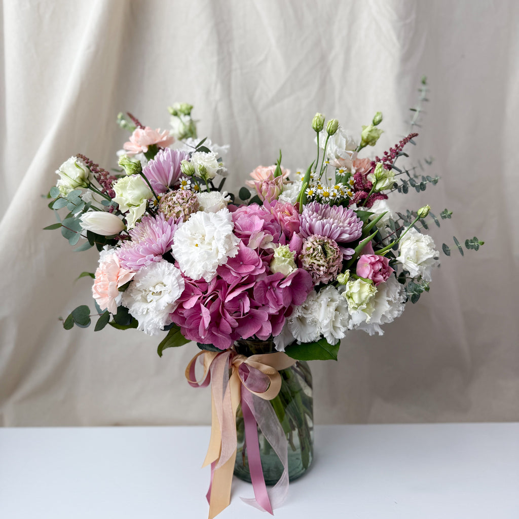 Designer’s Choice Soft & Delicate Vase Arrangement