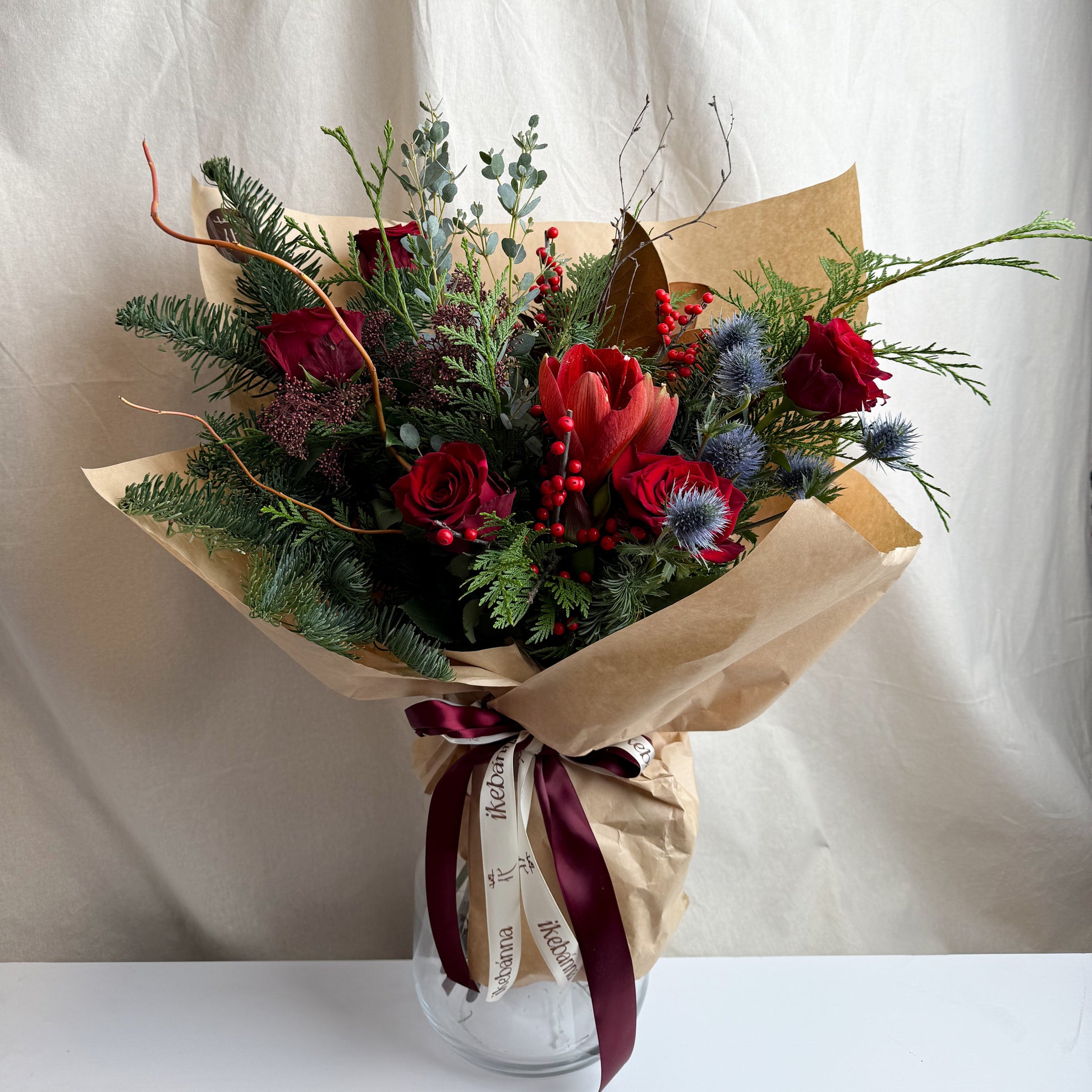 Scarlet Frost Bouquet