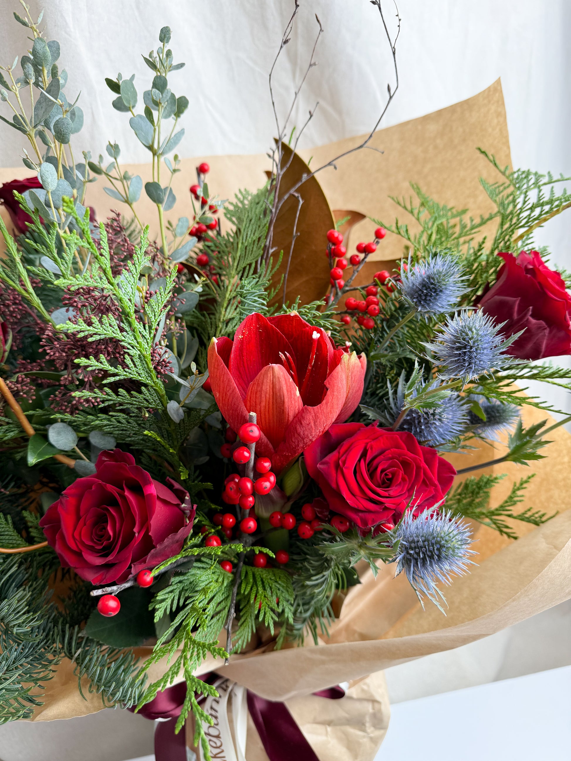 Scarlet Frost Bouquet