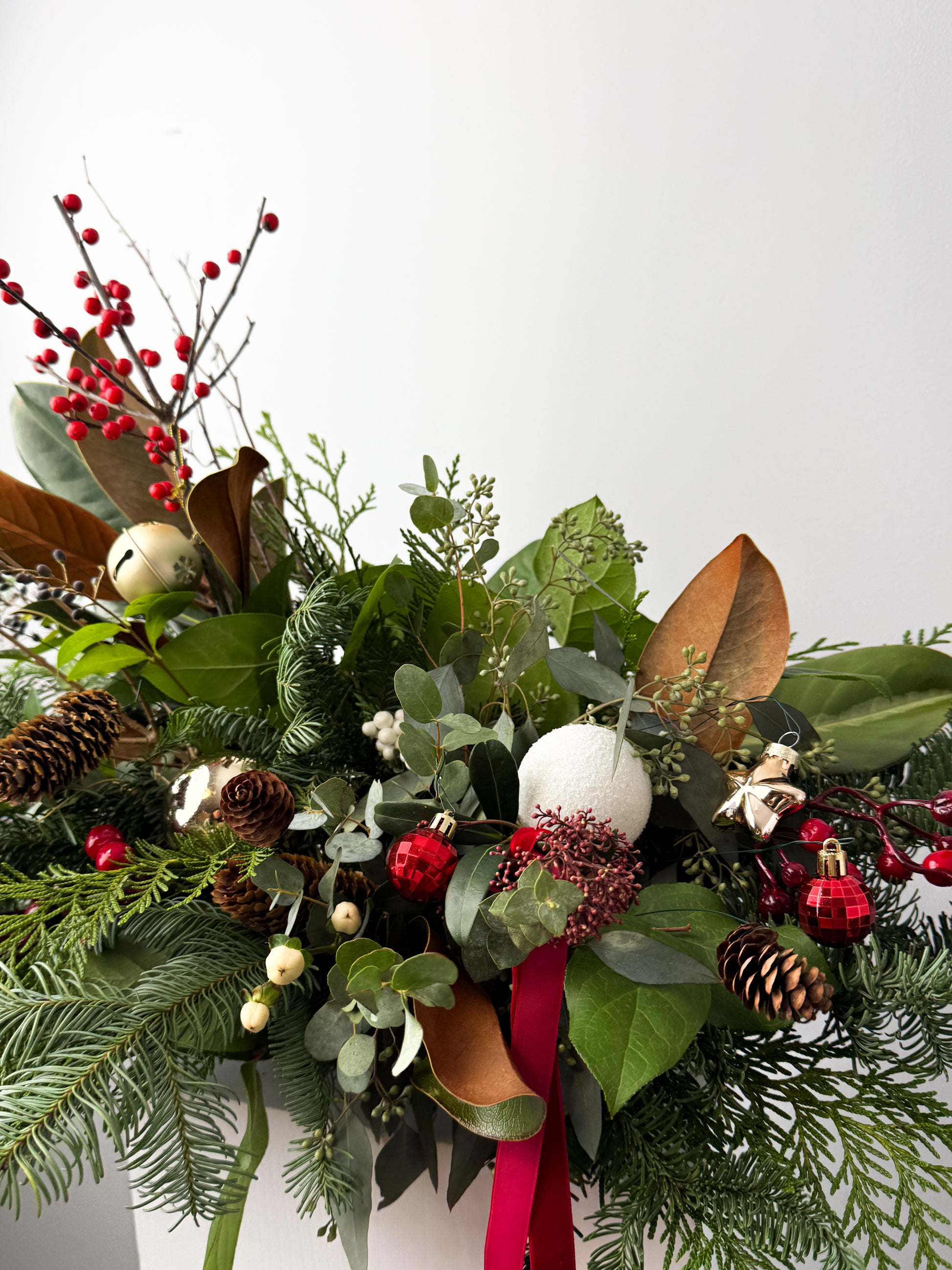 Holiday Table Arrangement