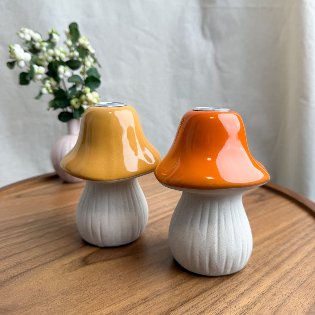 Mushroom Candle Holder