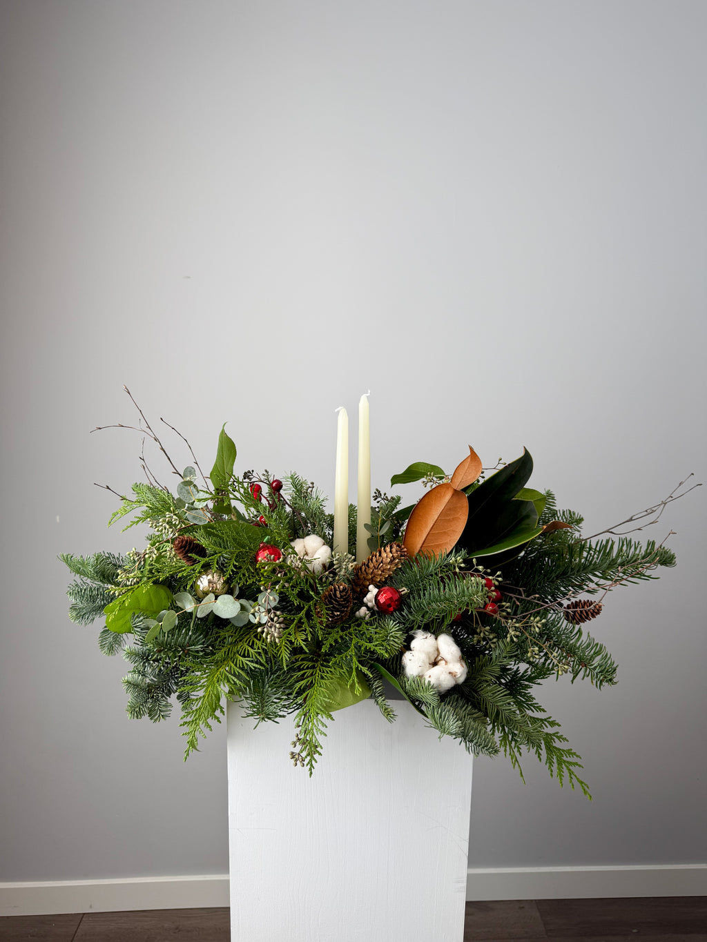 Holiday Table Arrangement