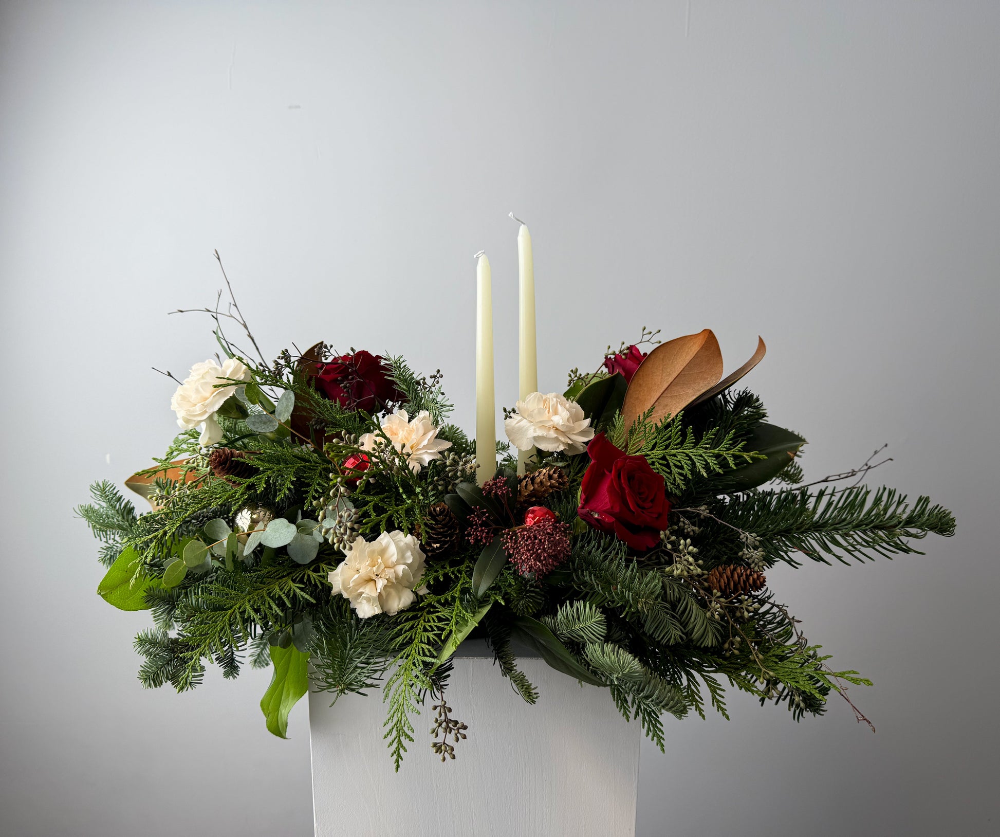 Holiday Table Arrangement