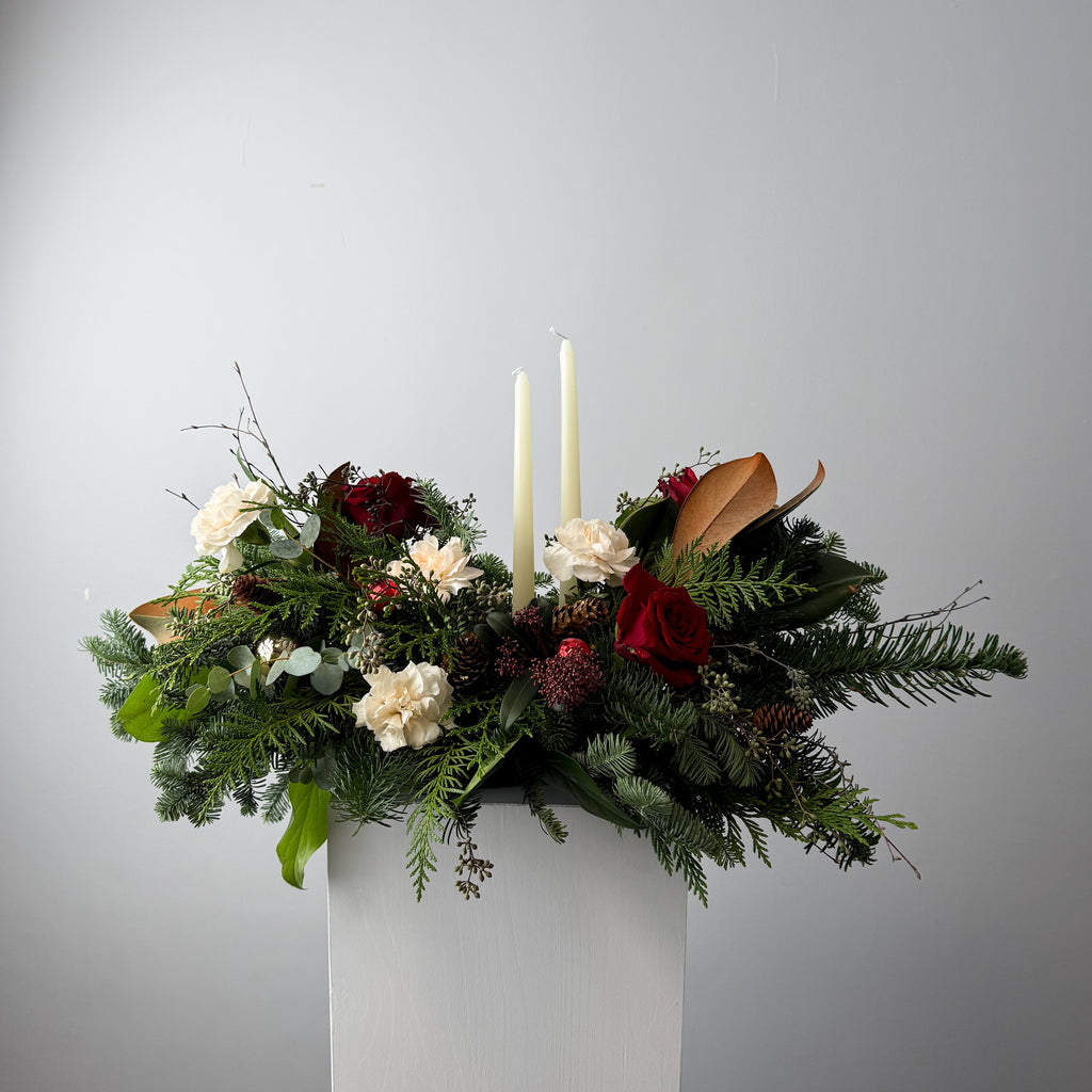Holiday Table Arrangement